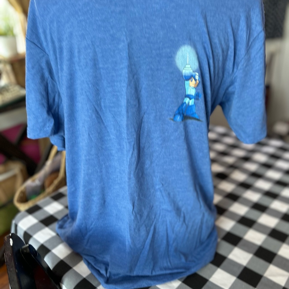 Next Level Apparel Blue Men’s Tee with Graphic